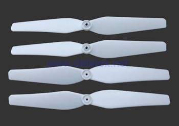 Wltoys Q393 Q393-A Q393-C Q393-E drone spare parts main blades (White) - Click Image to Close